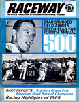 Cover of Riverside 'Raceway' Magazine, January, 1966